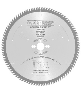 Disco sierra CMT 300X3.2X30 Z96 Industrial Fine Cut off