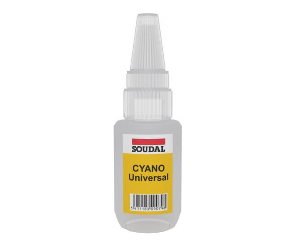 Adhesivo Cyano Universal Soudal 50 gr 5,45€ (Iva Incluido)