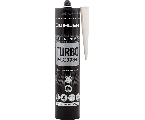 Adhesivo sellador Fija + Plus Turbo Quiadsa (5,57€ Iva Incluido)