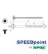 Tirafondo Torx Speedpoint by Spax Zincado