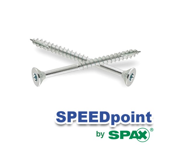 Tirafondo Torx Speedpoint by Spax Zincado