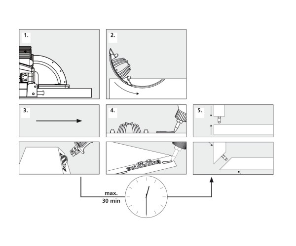 Ensamble para madera Tenso P-14 Lamello caja 80 pares 71,90€ +IVA / P-System. Con clip de precarga.