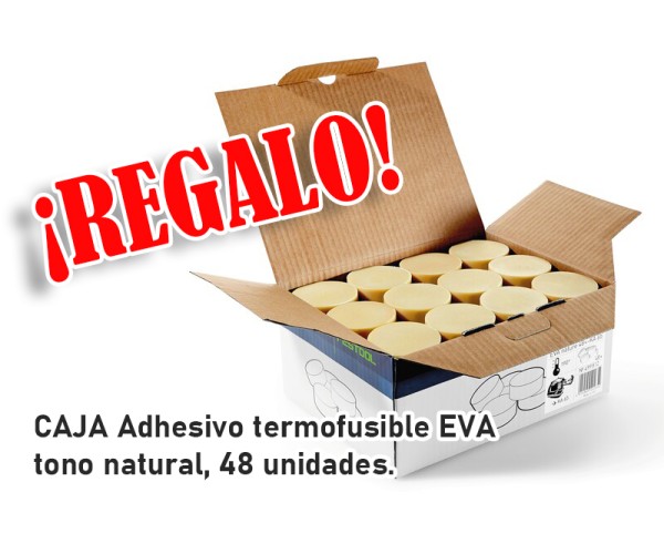 Aplacadora de cantos CONTURO KA 65-Plus FESTOOL + Caja adhesivo de regalo