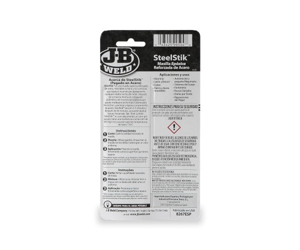 Masilla epoxi SteelStik™  PRECIO: 10,34€ iva incluido